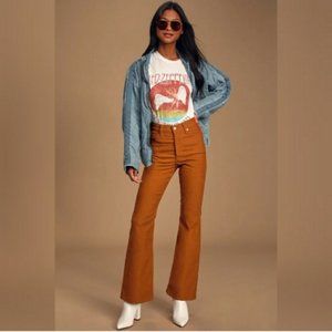 Levi’s Ribcage High Rise Corduroy Flare Jeans